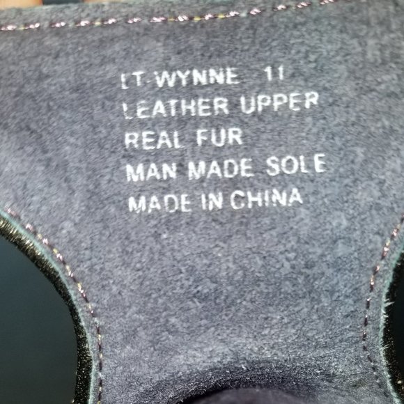 Rare size 11 Pink and Leopard Pony Hair 7 Inch Platform Heels - Picture 15 of 16